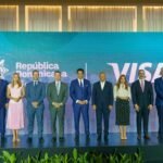 David Collado y Jorge Lemus presentan alianza entre turismo y Visa internacional.